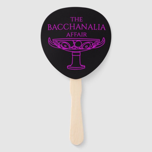Die Bacchanalia Affair Fans Fächer (Vorderseite)