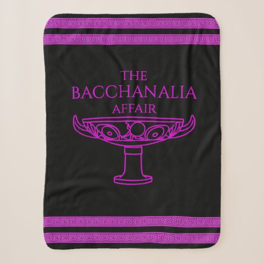 Die Bacchanalia-Affäre-Decke Sherpadecke (Vorderseite)