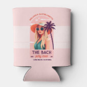 Die Bach Party Crew Retro Junggeselinnen-Abschied Dosenkühler (Rückseite)