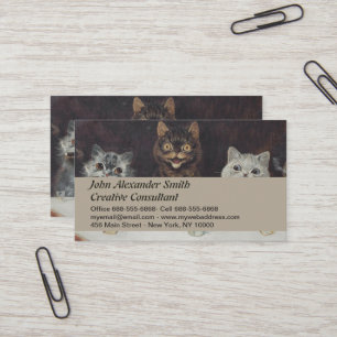 Die Bachelor-Feier der Katze Visitenkarte