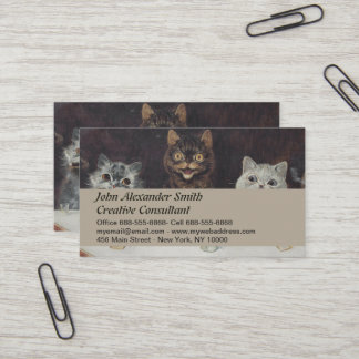Die Bachelor-Feier der Katze Visitenkarte