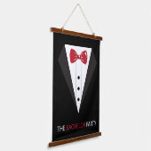 Die Bachelor-Partei Wandteppich Mit Holzrahmen (Gewinkelt)