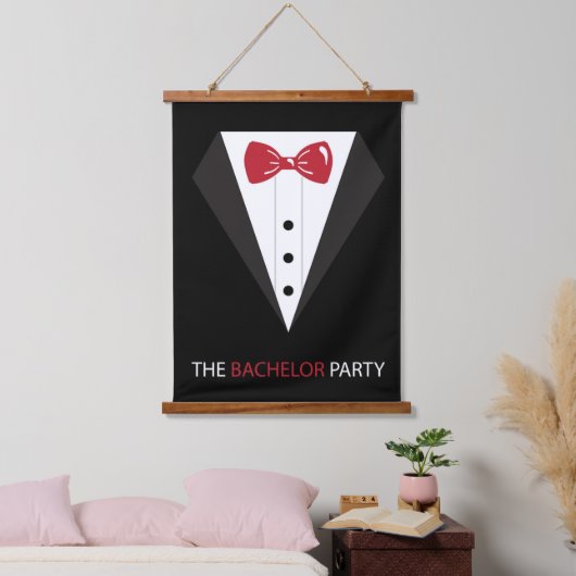 Die Bachelor-Partei Wandteppich Mit Holzrahmen (Schlafzimmer)