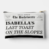 Die Bachelorette Zeitung Letzter Toast Am Hang Zubehörtasche (Rückseite)