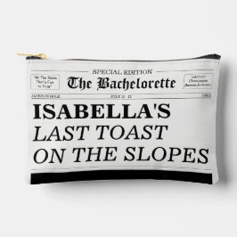 Die Bachelorette Zeitung Letzter Toast Am Hang Zubehörtasche