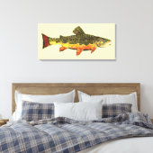 Die Bachforelle Leinwanddruck (Insitu (Schlafzimmer))