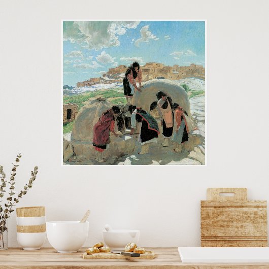 Die Bäcker, 1917 Poster (Küche)