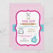 Die Bäckerei, die alle mögliche Einladung (Vorne/Hinten)