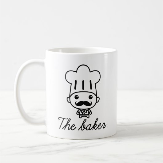 Die Bäckerei Kaffeetasse (Links)