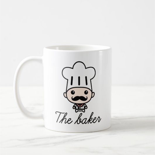 Die Bäckerei Kaffeetasse (Links)