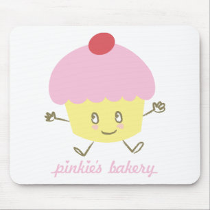 Die Bäckerei-kleiner Kuchen Mousepad des Pinkies