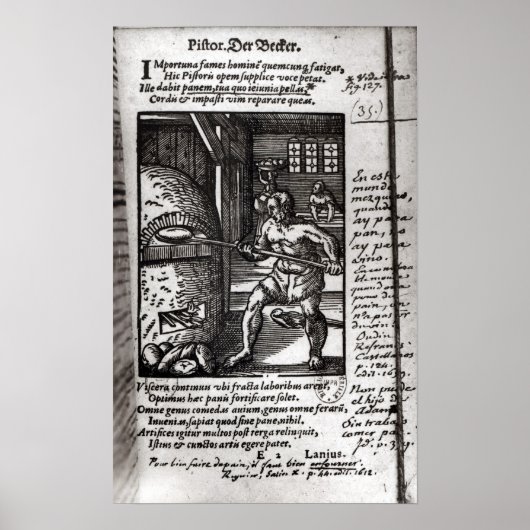 Die Bäckerei Poster (Vorne)