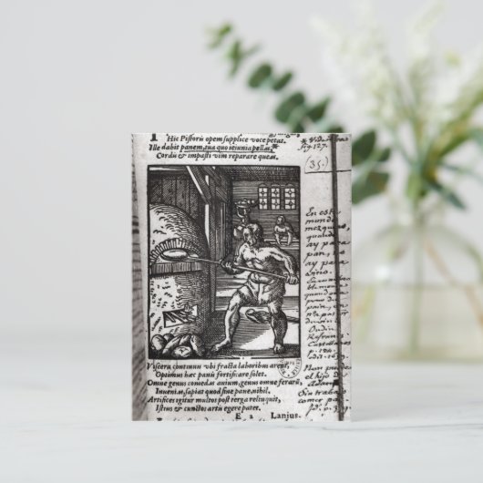 Die Bäckerei Postkarte (Stehend Vorderseite)