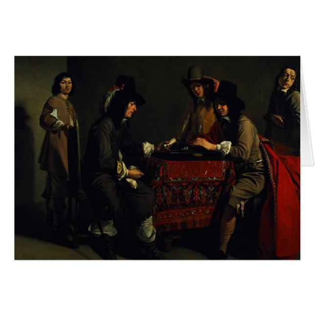 Die backgammon-Spieler (Vorderseite (Horizontal))