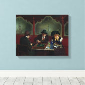 Die Backgammon-Spieler Leinwanddruck (Insitu (Holzboden))
