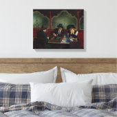 Die Backgammon-Spieler Leinwanddruck (Insitu (Schlafzimmer))