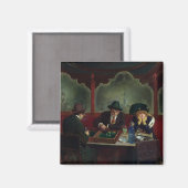 Die Backgammon-Spieler Magnet (Vorderseite/Rückseite)