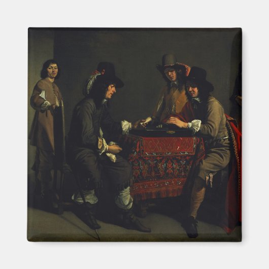 Die Backgammon-Spieler Magnet (Vorne)