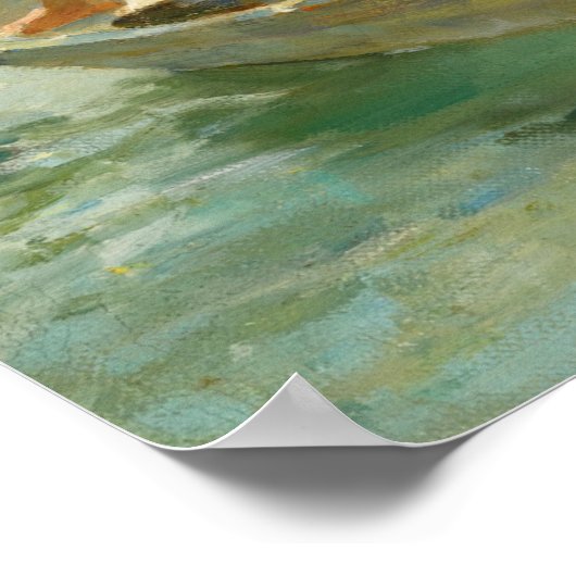 Die Badebucht Poster (Ecke)