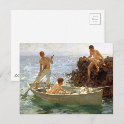 Die Badebucht Postkarte (Vorne/Hinten)