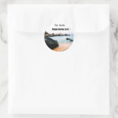 Die Bäder, Jungfrau Gorda B.V.I. Runder Aufkleber (Tasche)