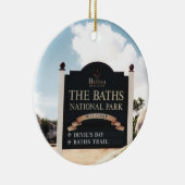 Die Bäder - Jungfrau Gorda Keramik Ornament (Rechts)