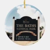 Die Bäder - Jungfrau Gorda Keramik Ornament (Hinten)