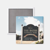 Die Bäder - Jungfrau Gorda Magnet (Vorderseite/Rückseite)