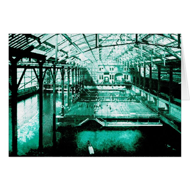 Die Bäder - Karte (Vorderseite (Horizontal))