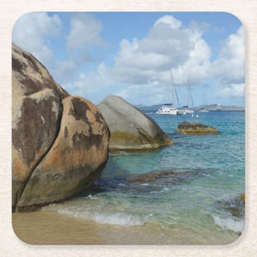 Die Bäder Rechteckiger Pappuntersetzer (Vorderseite)