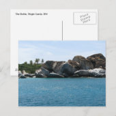 Die Bäder vor der Küste Postkarte (Vorne/Hinten)