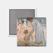 Die Badestunde Magnet (Vorderseite/Rückseite)