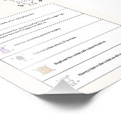 Die Badevorschriften Essenzielles Etiquette Poster (Ecke)