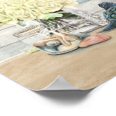 Die Badevorschriften Turtle Poster (Ecke)