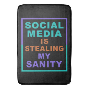 Die Badewanne "Social Media" Badematte