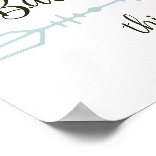 Die Badezimmer in Strandform Poster (Ecke)