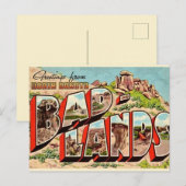 Die Badlands NP-Postkarte Postkarte (Vorne/Hinten)
