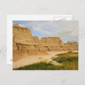 Die Badlands Postkarte (Vorne/Hinten)