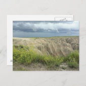 Die Badlands Postkarte (Vorne/Hinten)