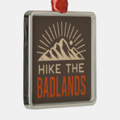 Die Badlands-Sonnenbrille wandern Ornament Aus Metall (Rechts)