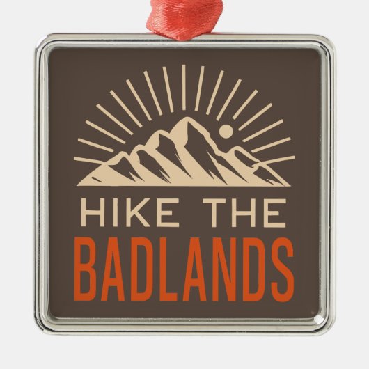 Die Badlands-Sonnenbrille wandern Ornament Aus Metall (Vorne)
