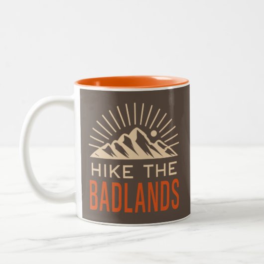 Die Badlands-Sonnenbrille wandern Zweifarbige Tasse (Links)