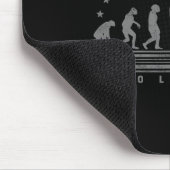 Die Badminton Evolutionen Retro Shuttle Men Badmi Mousepad (Ecke)