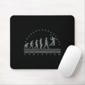 Die Badminton Evolutionen Retro Shuttle Men Badmi Mousepad (Mit Mouse)