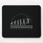 Die Badminton Evolutionen Retro Shuttle Men Badmi Mousepad (Vorne)