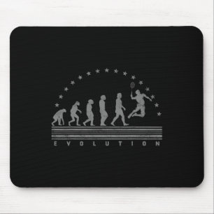Die Badminton Evolutionen Retro Shuttle Men Badmi Mousepad