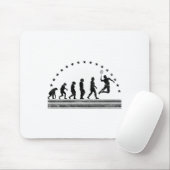 Die Badminton Evolutionen Retro Shuttle Men Badmi Mousepad (Mit Mouse)