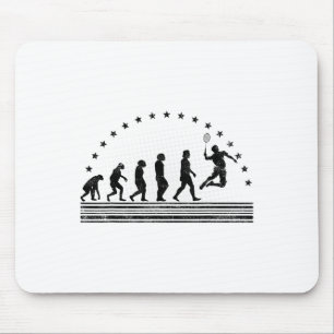 Die Badminton Evolutionen Retro Shuttle Men Badmi Mousepad