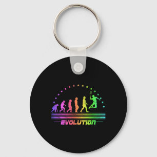 Die Badminton Evolutionen Retro Shuttle Men Badmi Schlüsselanhänger