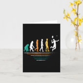 Die Badminton Evolutionen Retro Shuttle Mens Badmi Karte (Gelbe Blume)